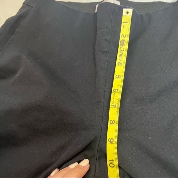 Everlane Black Side Zip Cotton Stretch Trousers - Picture 9 of 12